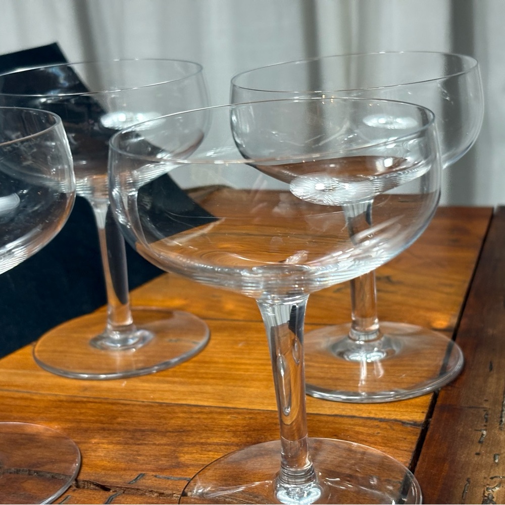 Baccarat Champagne glasses (6)